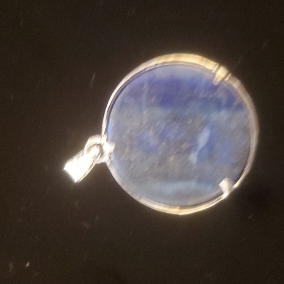 New Lapis Lazuli Silver Wrapped Tree of Life Pendant. - Picture 2 of 5